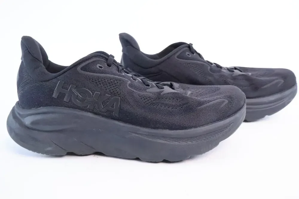 Hoka M Clifton 10 Triple Black Size 11 D Men's 1162030 BBLC Running Shoes #125